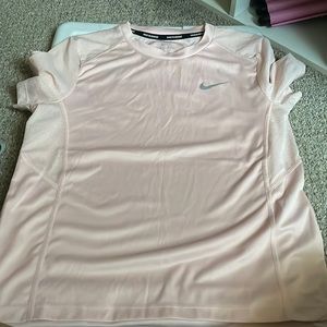 Pink small Nike running active shirt like new